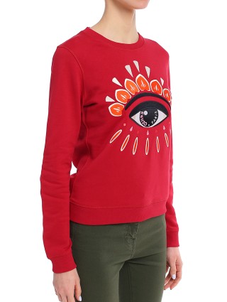 Бордовый свитшот KENZO: фото 5 - Invogue